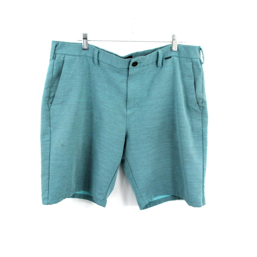 Hurley Men 38 Blue Chino Performance Shorts Stretch Nike Dri Fit Golf AJ6449